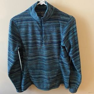 Eddie Bauer 3/4 zip fleece sweater